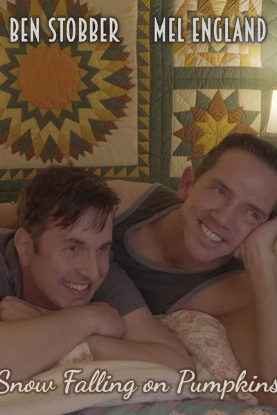 Snow Falling on Pumpkins